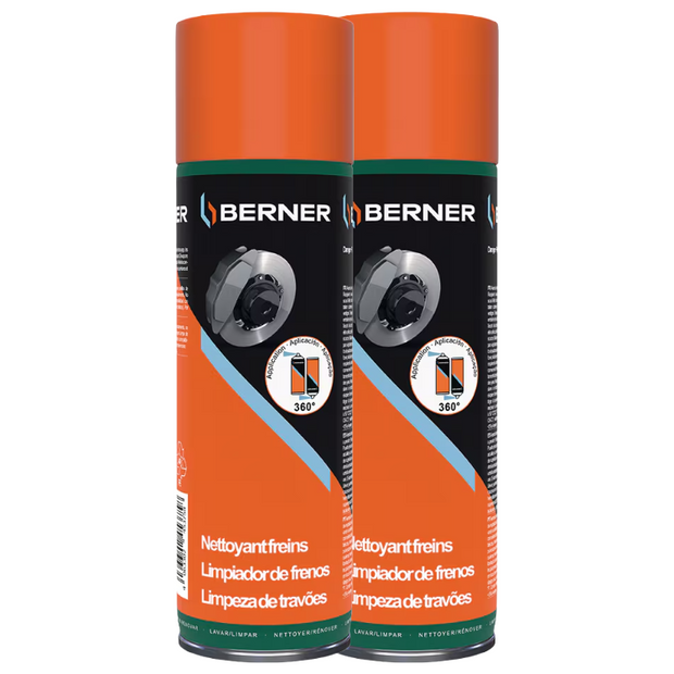 (2x) Original Berner Bremsenreiniger, 500ml Dosen