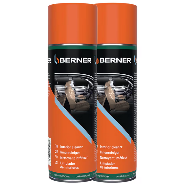 (2x) Original Berner Innenreiniger Active Schaumreiniger Kunststoffreiniger, 500ml Dosen