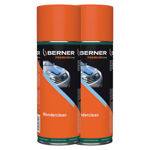 (2x) Original Berner Wonderclean Premium Spraydose - Versiegelung Reinigung Auto 400 ml Dosen